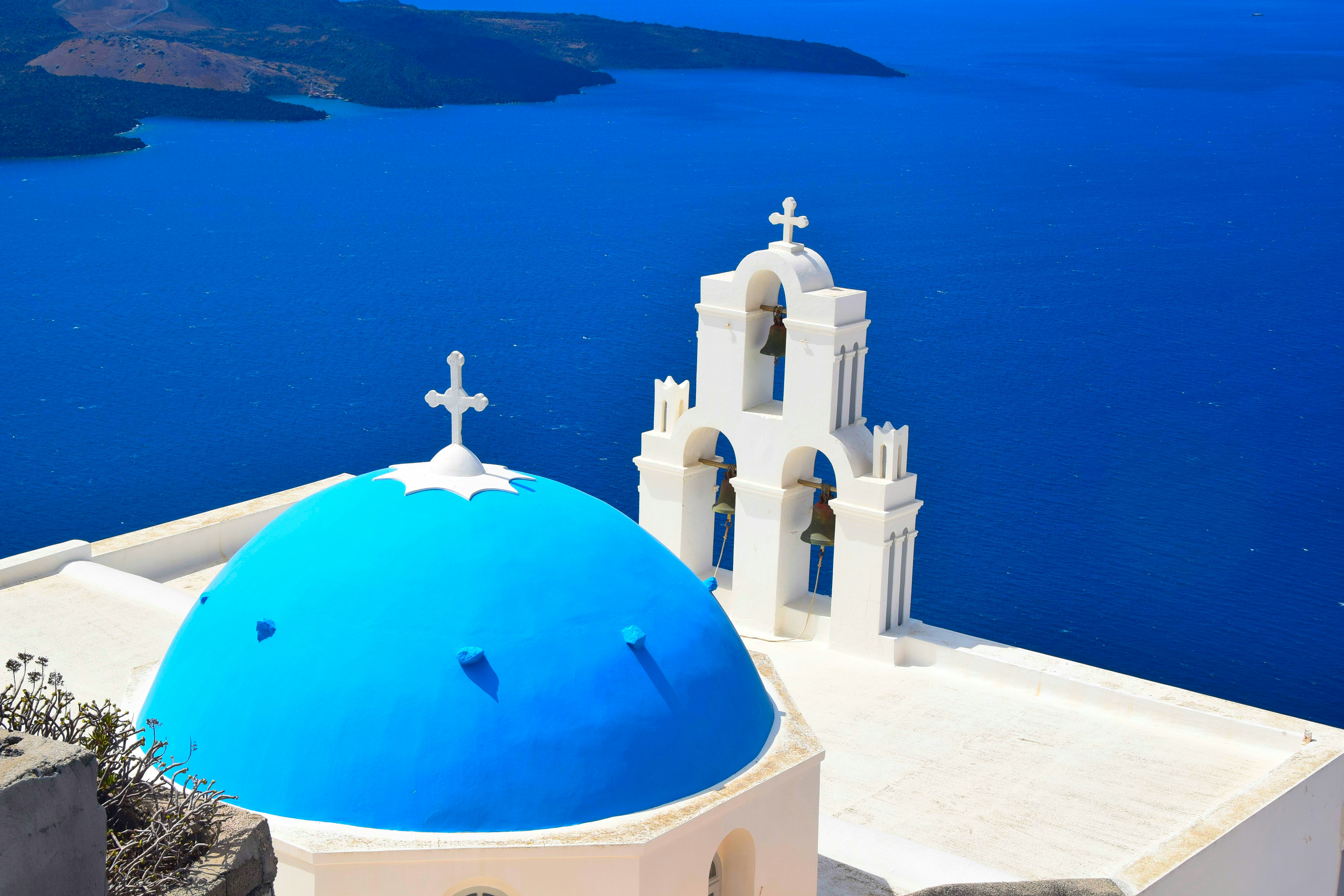 Combine Cyclades 3 iles : Santorin, Paros, Naxos